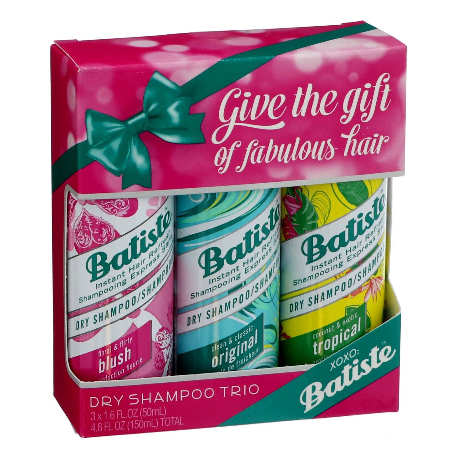 Batiste - Blush, Tropical and Original Minis - Trío de champú seco