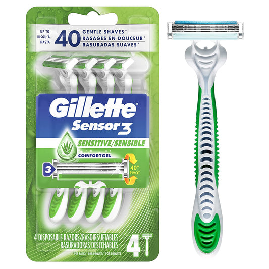 Gillette Sensor3 Maquinillas de afeitar desechables sensibles