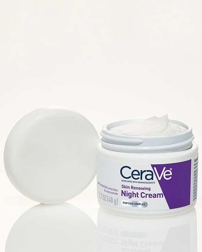 Cerave Crema facial de noche renovadora de la piel