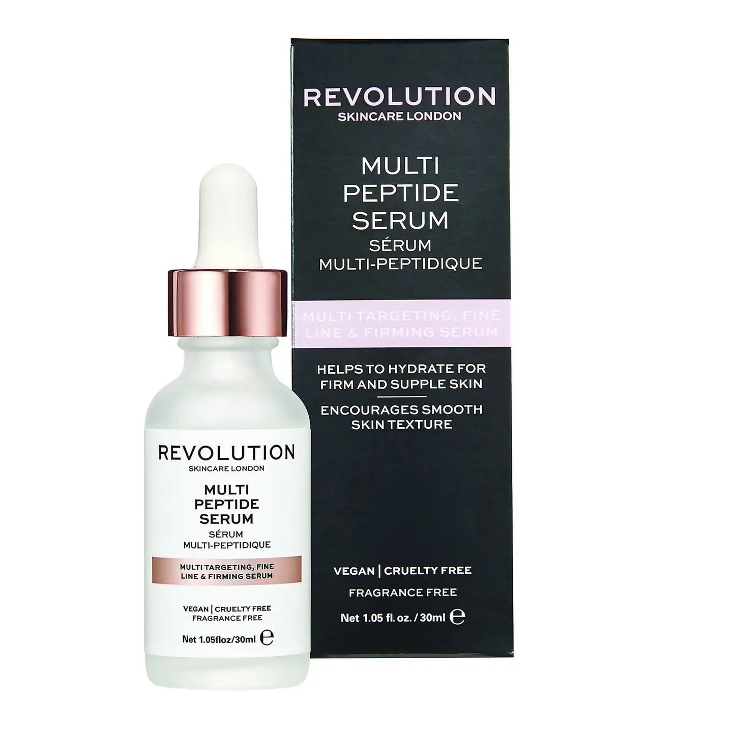 Revolution Skincare Suero de múltiples péptidos reafirmante y de focalización múltiple