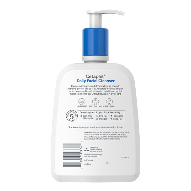 Cetaphil Limpiador facial diario /473ml