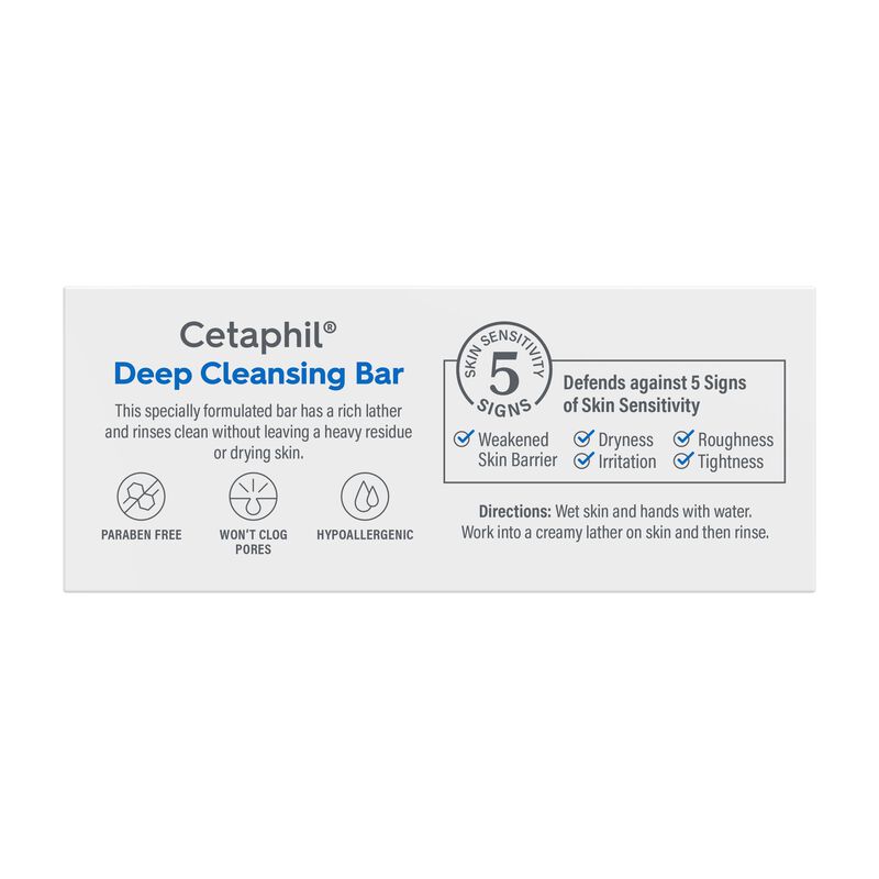 Cetaphil  Barra de limpieza profunda (3unidades)