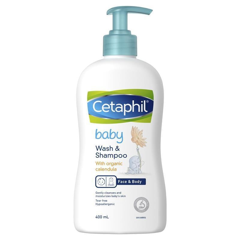 Cetaphil Baby gel de baño y champú con Caléndula Orgánica