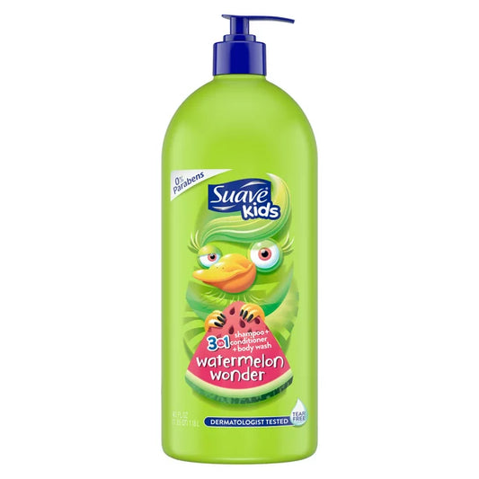 Suave Kids Champú, acondicionador, gel de baño 3 en 1