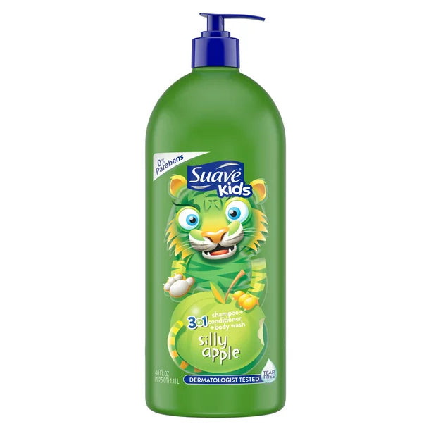 Suave Kids Champú, acondicionador, gel de baño 3 en 1