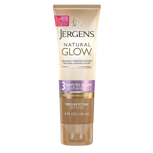 Jergens Natural Glow Crema hidratante para el cuerpo 3 días