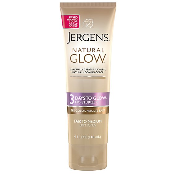 Jergens Natural Glow Crema hidratante para el cuerpo 3 días