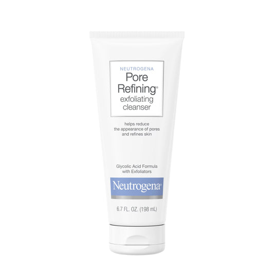 Neutrogena Limpiador facial diario exfoliante refinador de poros