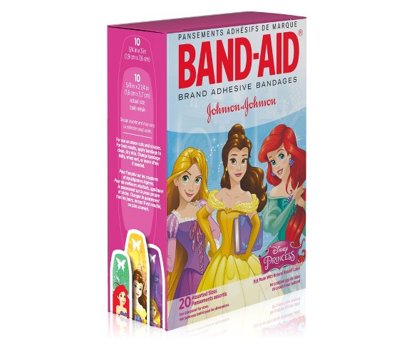 Band-Aid Adhesive Curitas varios tamaños, 20 unidades