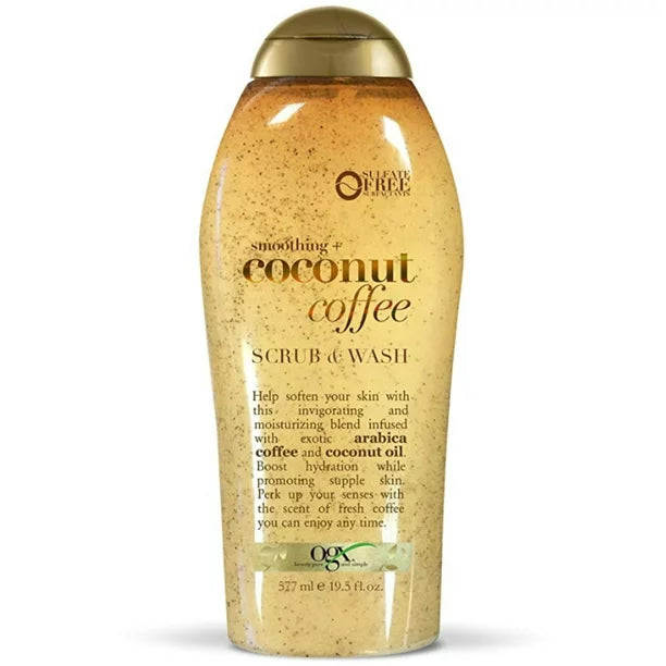 Ogx Exfoliante corporal suavizante de café & coco