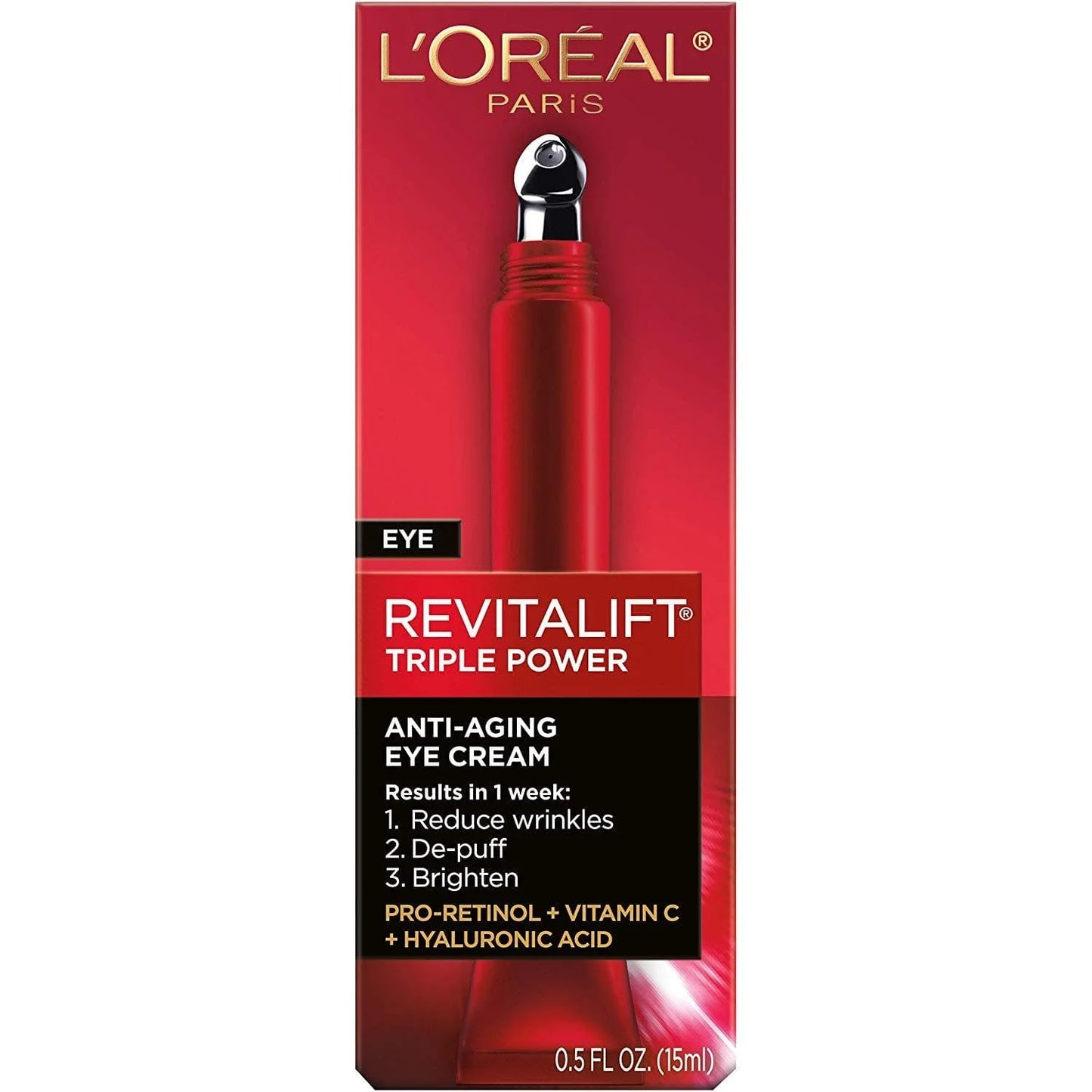 L’Oreal Revitalift Tratamiento de ojos triple poder